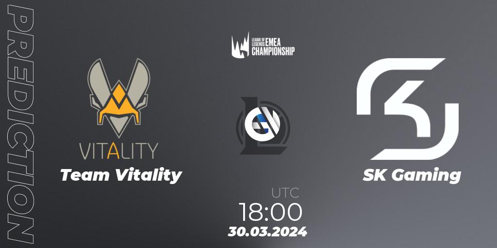 Team Vitality - SK Gaming: ennuste. 30.03.24, LoL, LEC Spring 2024 - Playoffs