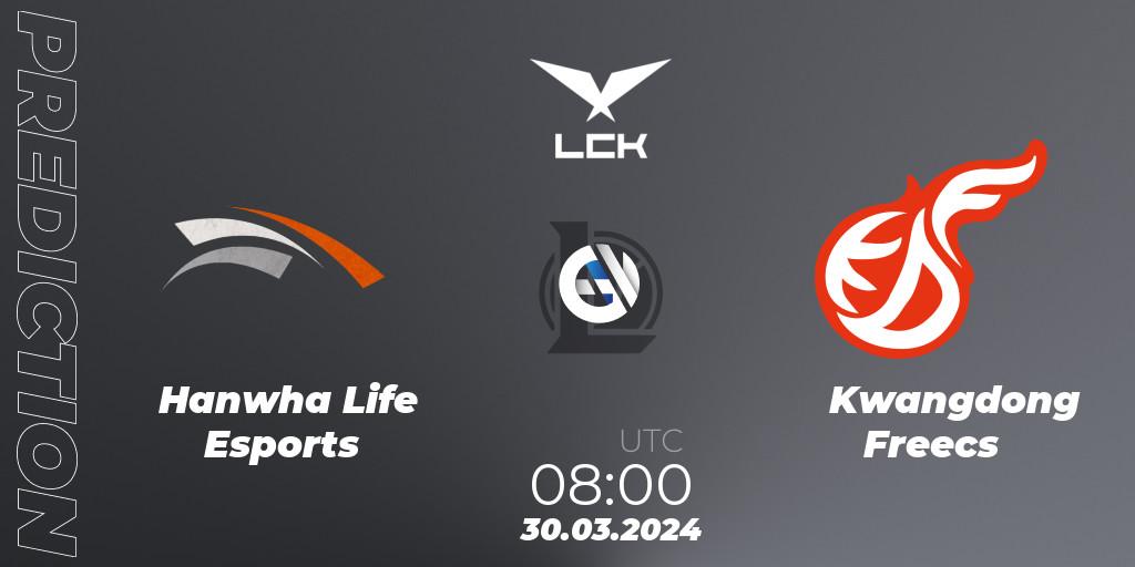Hanwha Life Esports - Kwangdong Freecs: ennuste. 30.03.24, LoL, LCK Spring 2024 - Playoffs