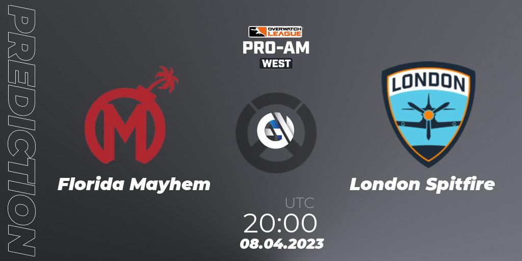 Florida Mayhem - London Spitfire: ennuste. 08.04.23, Overwatch, Overwatch League 2023 - Pro-Am
