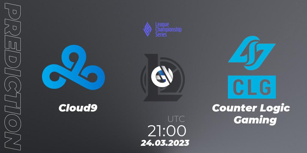 Cloud9 - Counter Logic Gaming: ennuste. 24.03.23, LoL, LCS Spring 2023 - Playoffs