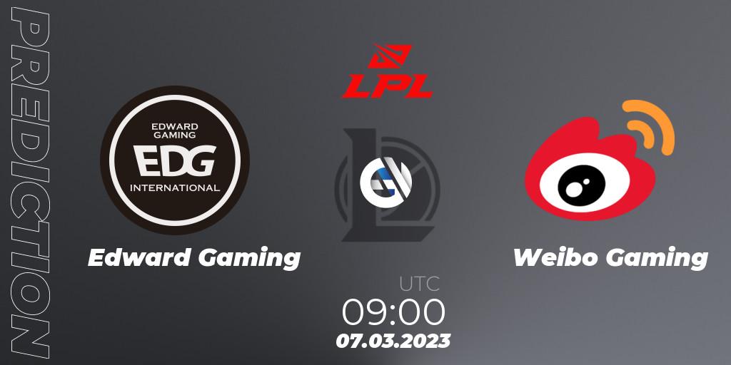 Edward Gaming - Weibo Gaming: ennuste. 07.03.23, LoL, LPL Spring 2023 - Group Stage
