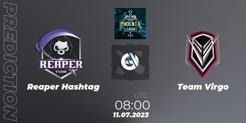 Reaper Hashtag - Team Virgo: ennuste. 11.07.23, Dota 2, Dota 2 Phoenix League