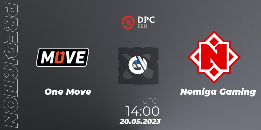 One Move - Nemiga Gaming: ennuste. 20.05.23, Dota 2, DPC 2023 Tour 3: EEU Division I (Upper)