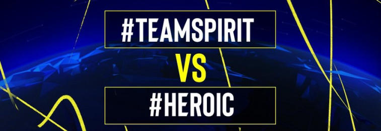 Heroic pudottaa Team Spiritin IEM Rio Major 2022 -pelistä ja etenee 1/2-finaaliin. Kuva 1